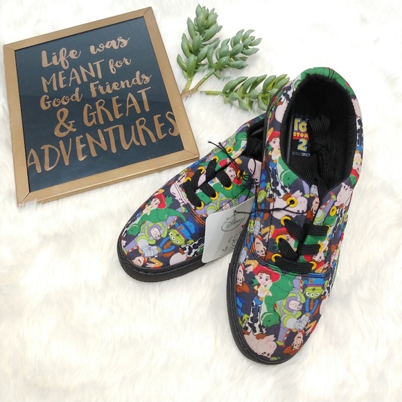 Disney Shoes - DISNEY PIXAR TOY STORY 2 PRINT LACE-UP SNEAKERS 8